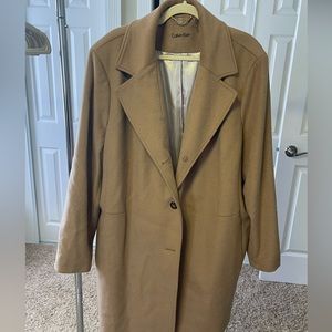 Calvin Klein Wool Coat Size 3X